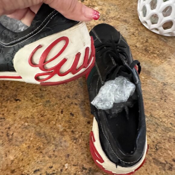 Mens Gucci Ace Supreme vintage sneakers - Picture 6 of 14